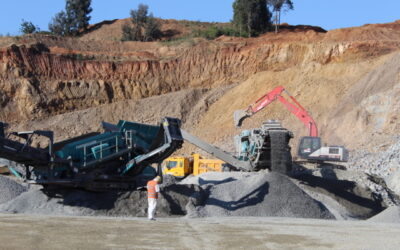 Con maquinarias de alto rendimiento para la extracción y producción llega Áridos Madesal a Expocorma 2024